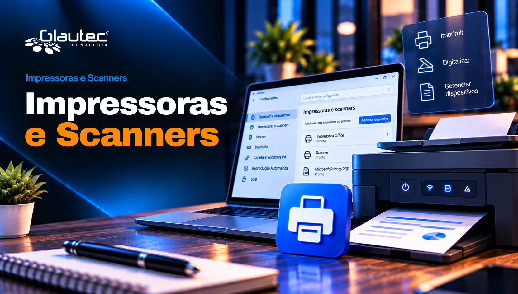 Impressora e Scanners