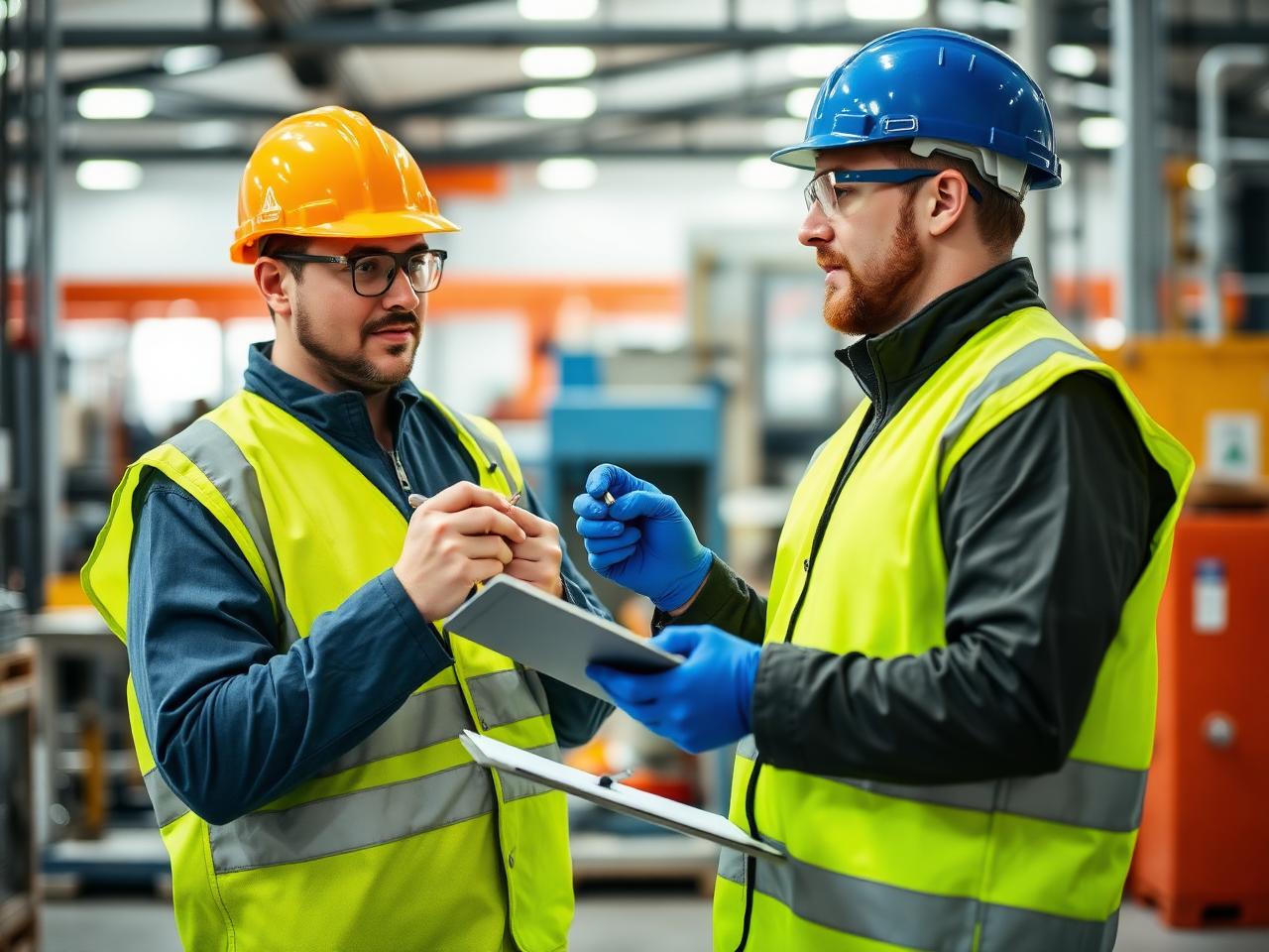Técnico de segurança em avaliação industrial